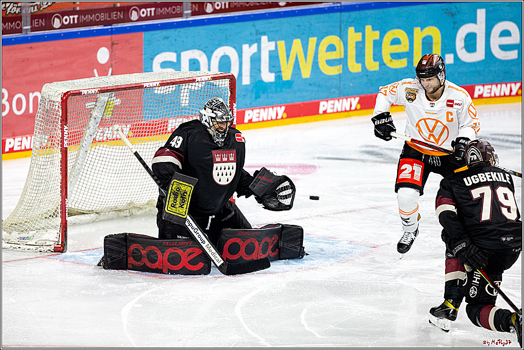 PENNY DEL;  Koelner Haie - Grizzlys Wolfsburg; Koeln, 29.01.2021